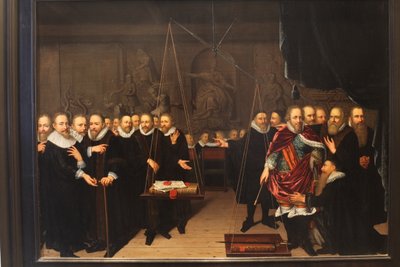 阿米尼亚主义者与其反对者之间的神学争端的寓言 作者 亚伯拉罕·范德艾克